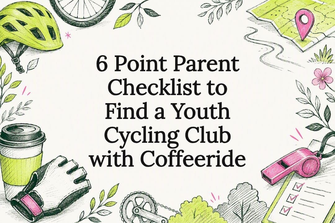 Decorative youth cycling checklist title card