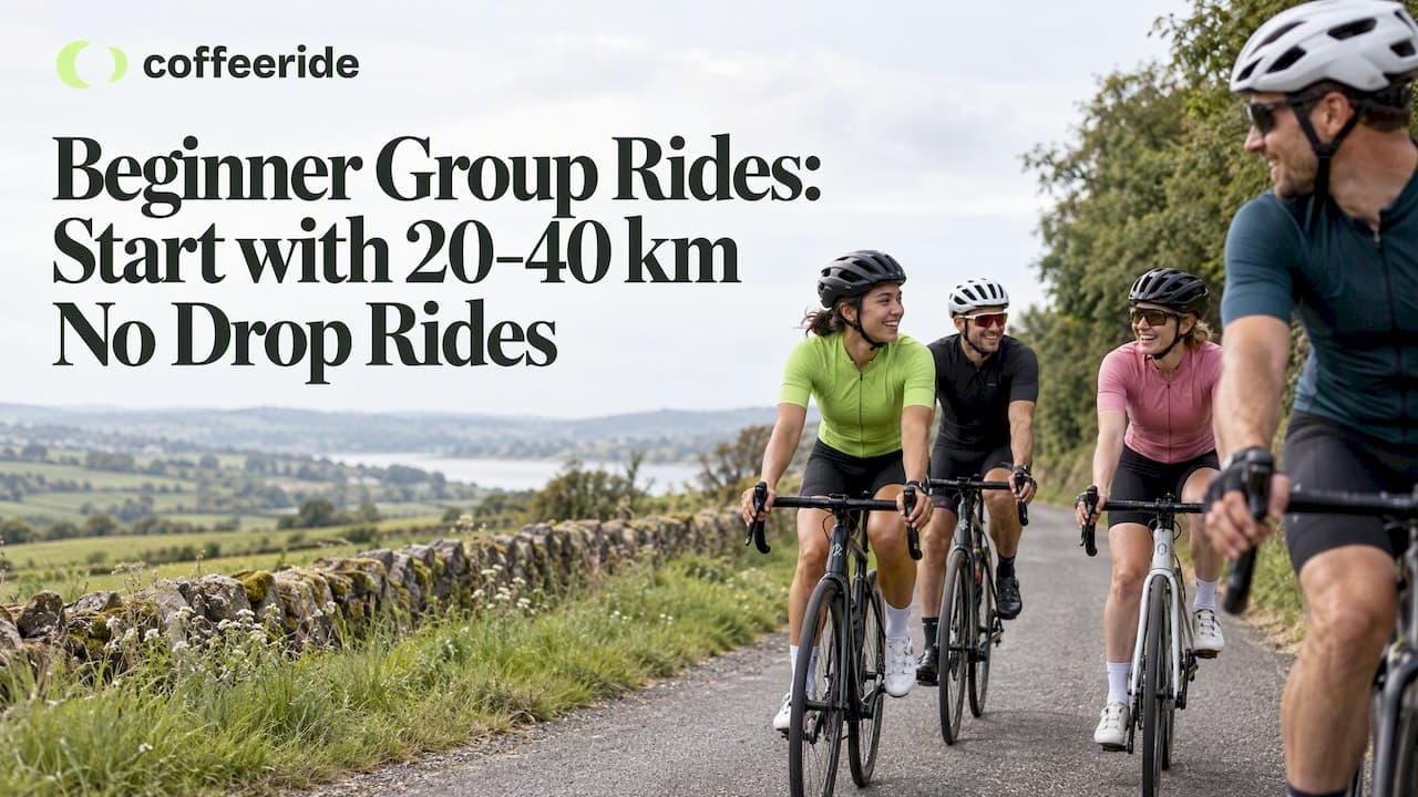 Beginner Group Rides: Start with 20–40 km No Drop Rides on Coffeeride