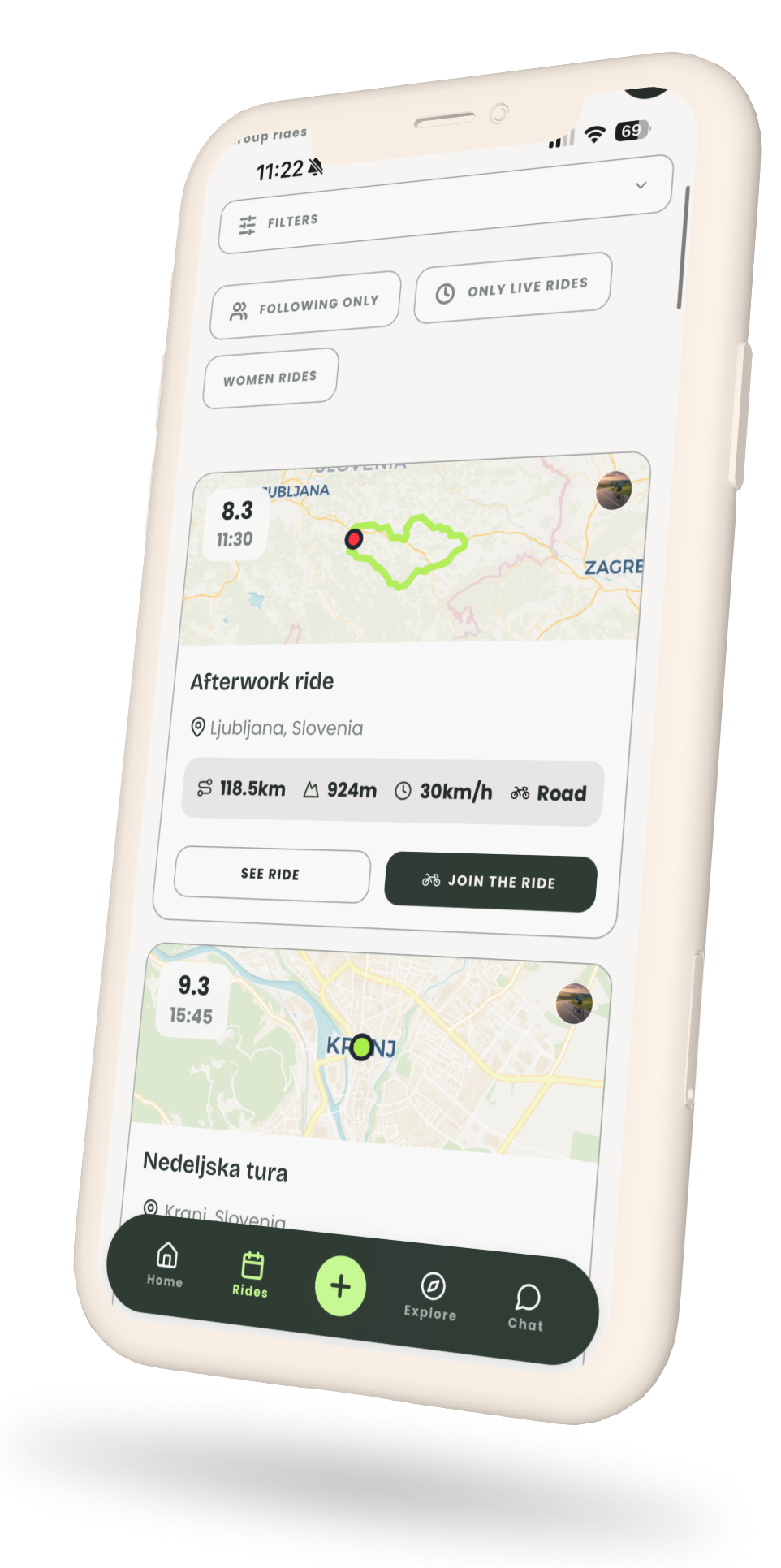 CoffeeRide app